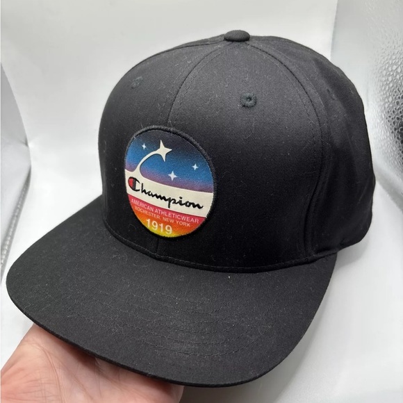 Champion Men Space Patch Baseball Cap Hat snapback 2018 Preloved - Picture 3 of 7